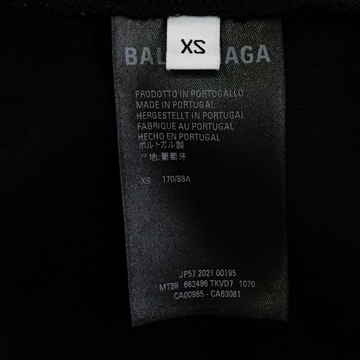 BALENCIAGA | バレンシアガ NASA 長袖Ｔシャツ 662496 TKVD7 ブラック サイズ：XS【倉吉店】