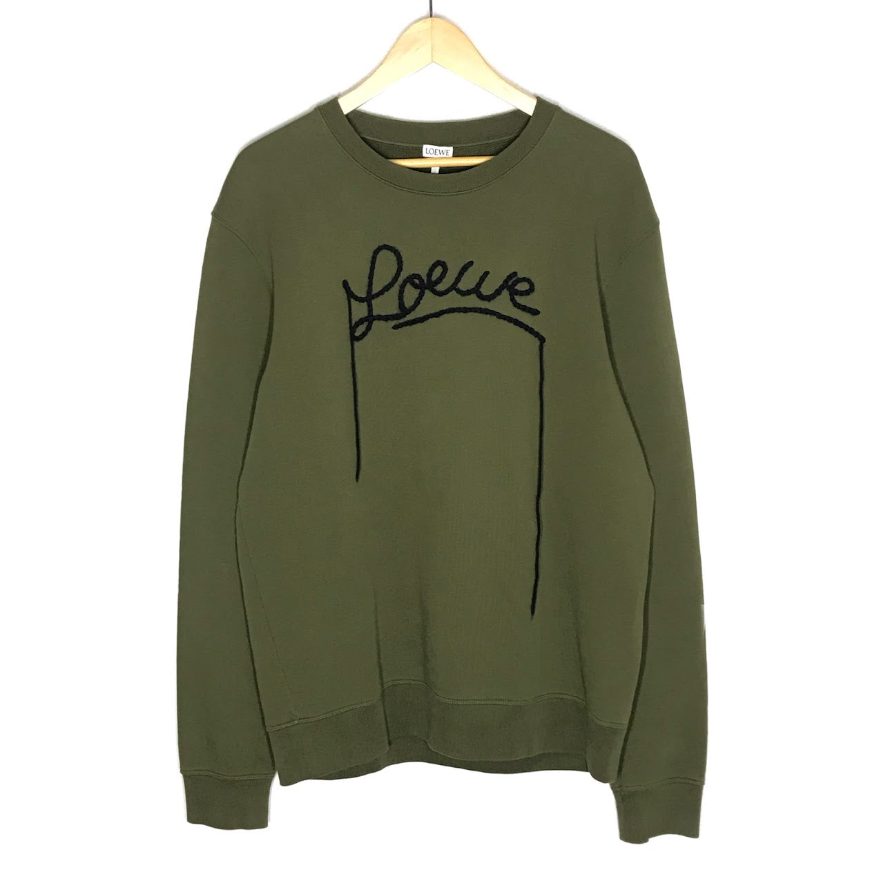 LOEWE | ロエベ embroidery sweatshirt スウェット H526Y24J06 オリーブ サイズ：M【倉吉店】