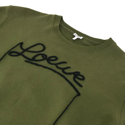 LOEWE | ロエベ embroidery sweatshirt スウェット H526Y24J06 オリーブ サイズ：M【倉吉店】