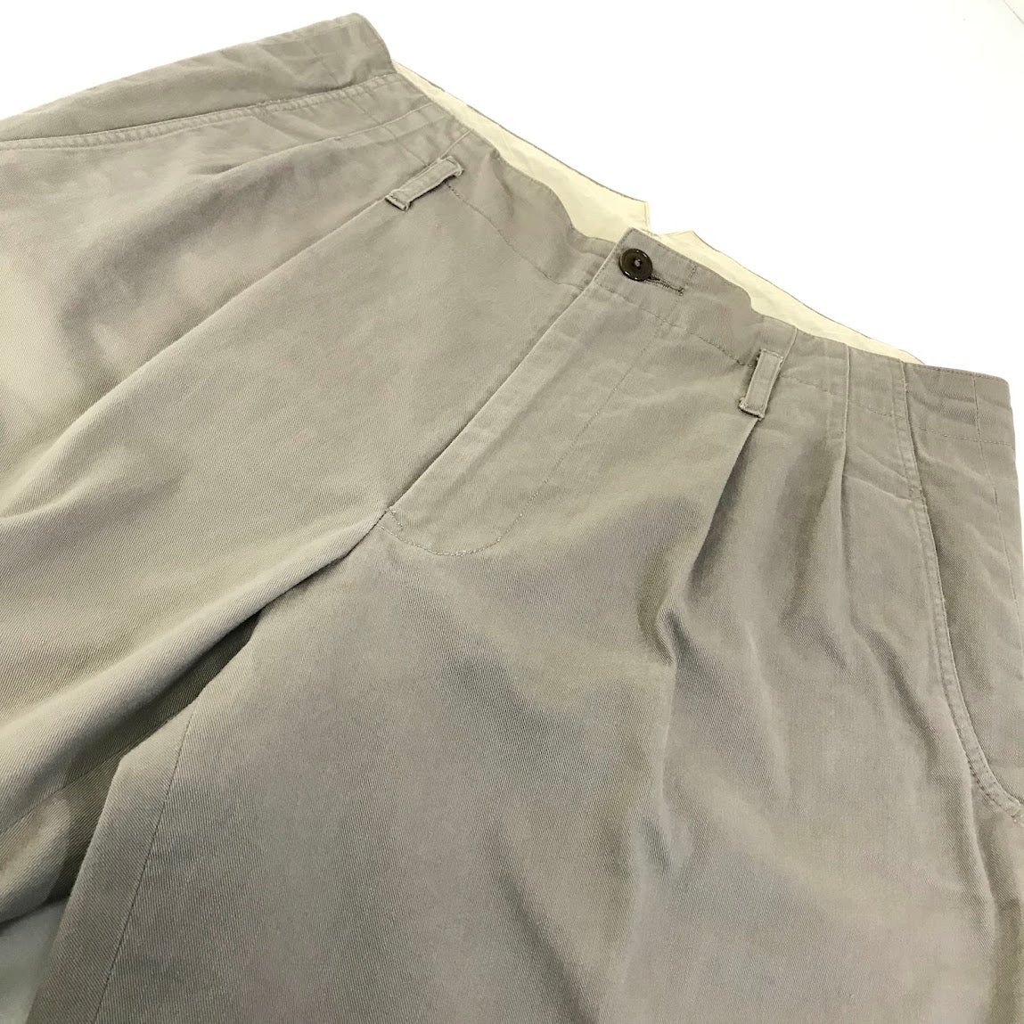 MOJITO｜モヒート　タックパンツ パンツ グレー サイズ：L【倉吉店】