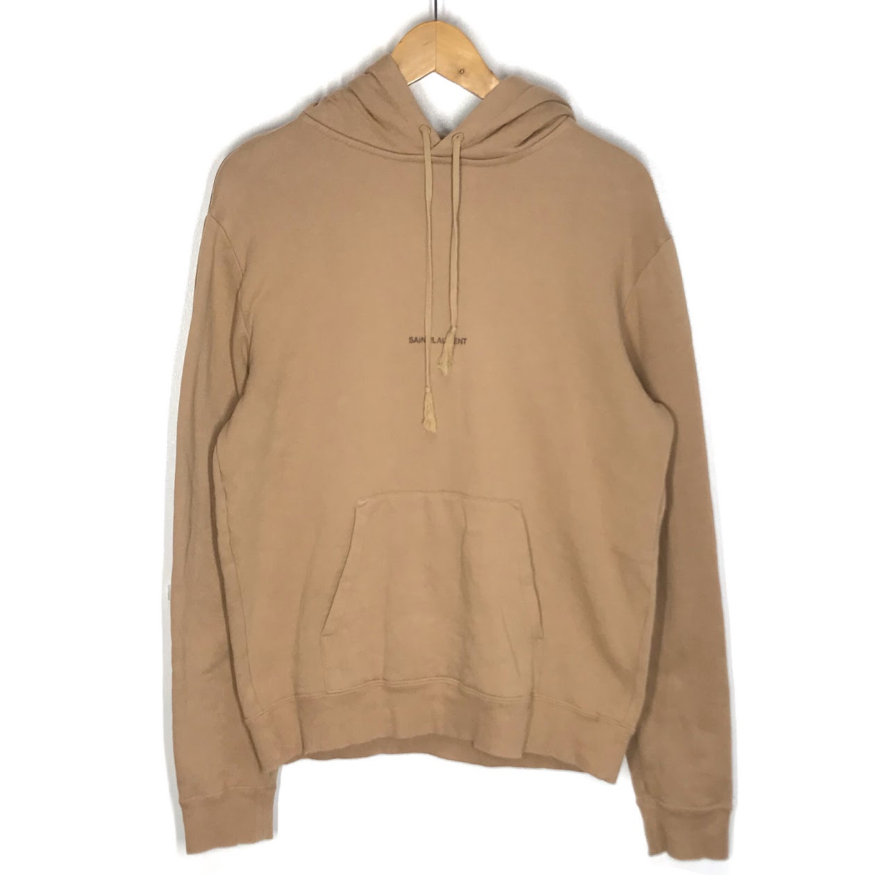 SAINT LAURENT | サンローラン プルオーバーパーカー パーカー JP53 2020 00110 ベージュ サイズ：M【倉吉店】