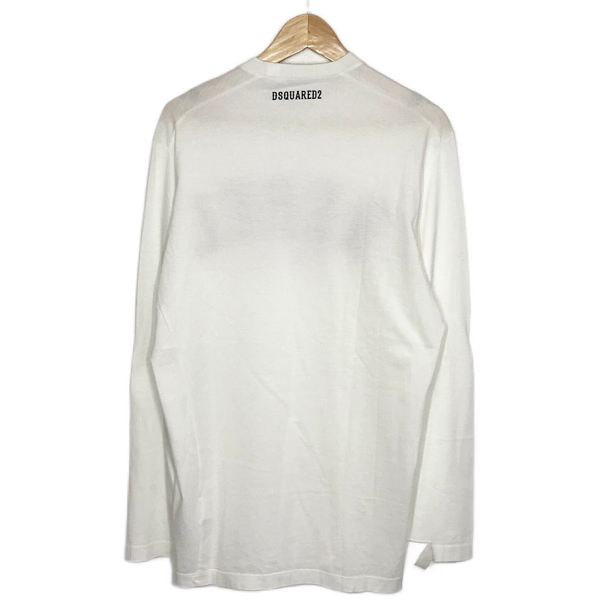 DSQUARED2 | ディースクエアード REBEL 長袖Ｔシャツ S71GD0302 S22427 ホワイト サイズ：M【倉吉店】