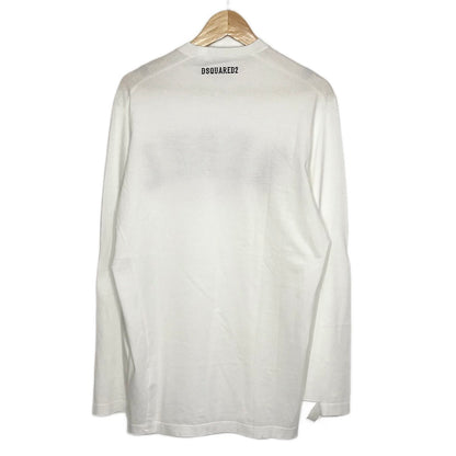 DSQUARED2 | ディースクエアード REBEL 長袖Ｔシャツ S71GD0302 S22427 ホワイト サイズ：M【倉吉店】