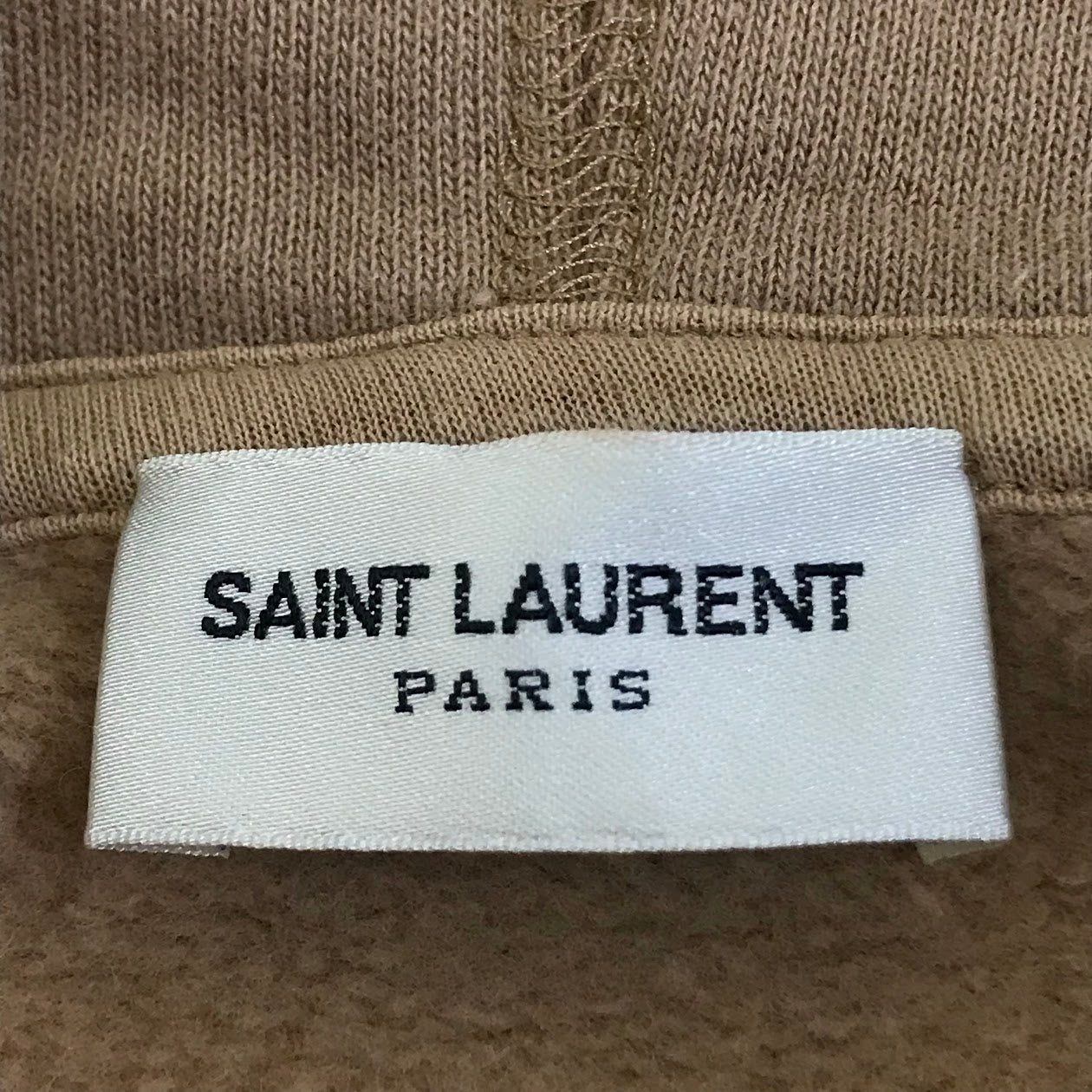 SAINT LAURENT | サンローラン プルオーバーパーカー パーカー JP53 2020 00110 ベージュ サイズ：M【倉吉店】