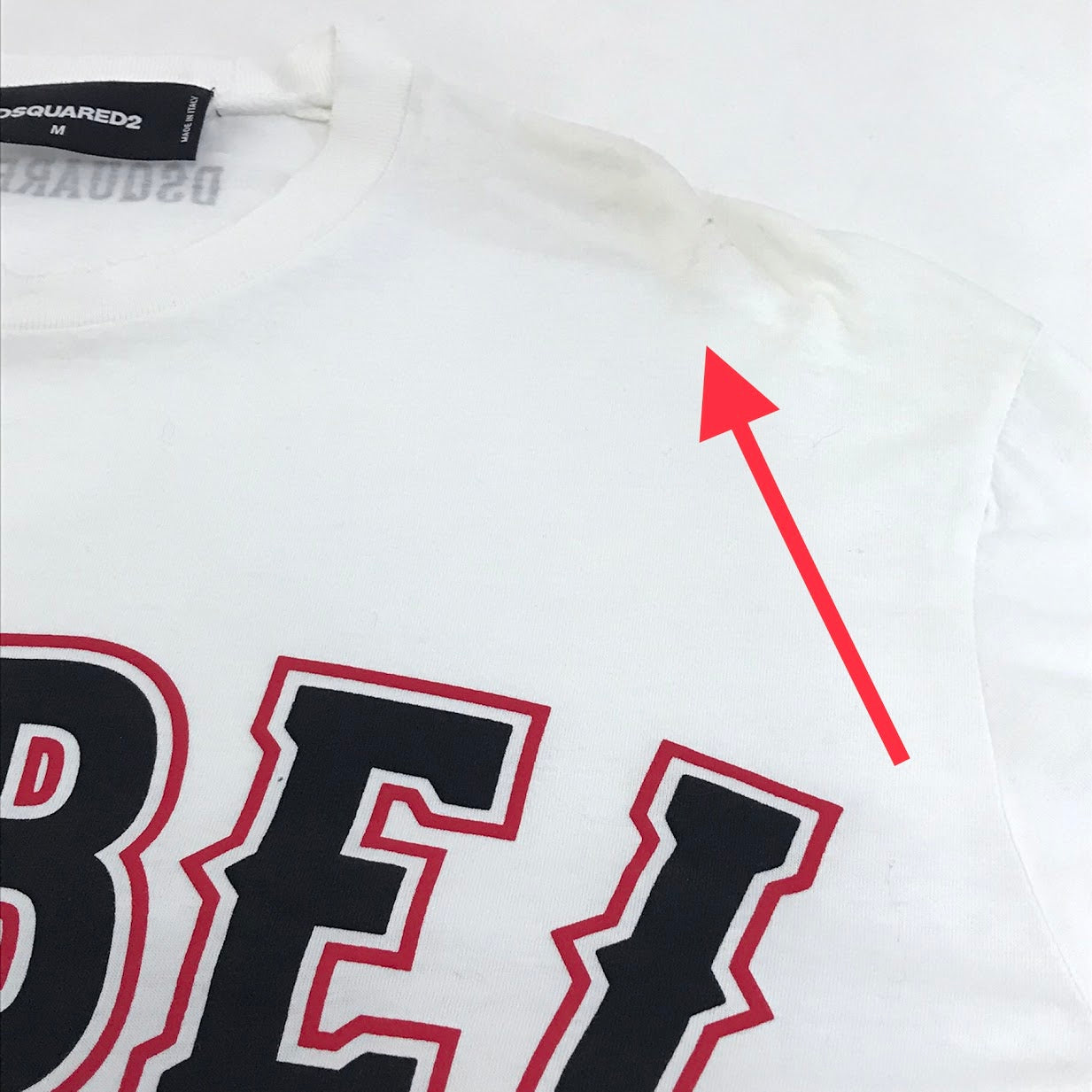 DSQUARED2 | ディースクエアード REBEL 長袖Ｔシャツ S71GD0302 S22427 ホワイト サイズ：M【倉吉店】