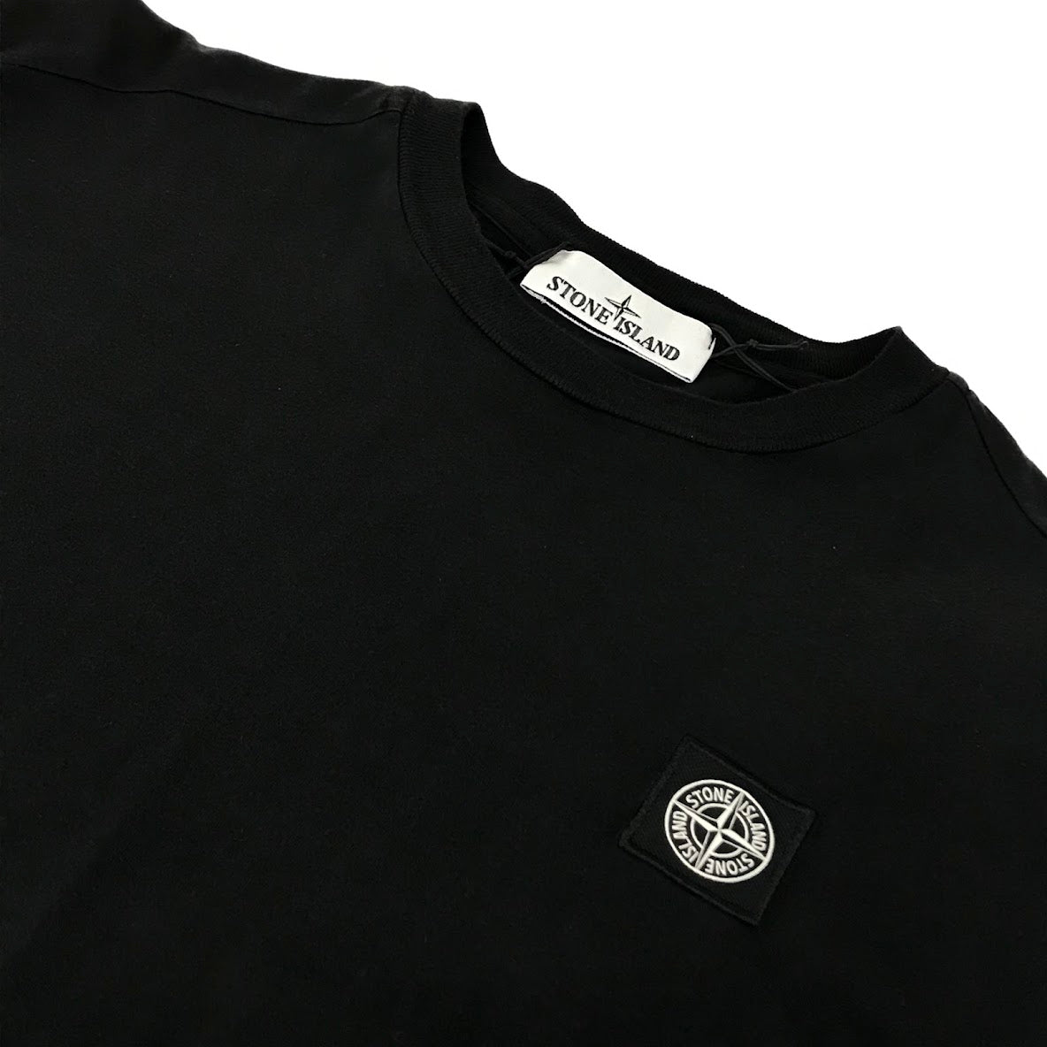 STONE ISLAND | ストーンアイランド 26SS スリムフィット コンパスパッチ 長袖Ｔシャツ L1S152100031 ブラック サイズ：M【倉吉店】