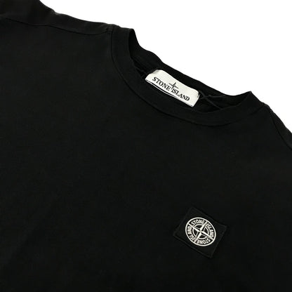 STONE ISLAND | ストーンアイランド 26SS スリムフィット コンパスパッチ 長袖Ｔシャツ L1S152100031 ブラック サイズ：M【倉吉店】