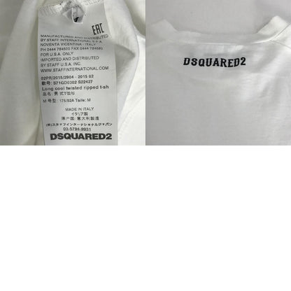 DSQUARED2 | ディースクエアード REBEL 長袖Ｔシャツ S71GD0302 S22427 ホワイト サイズ：M【倉吉店】