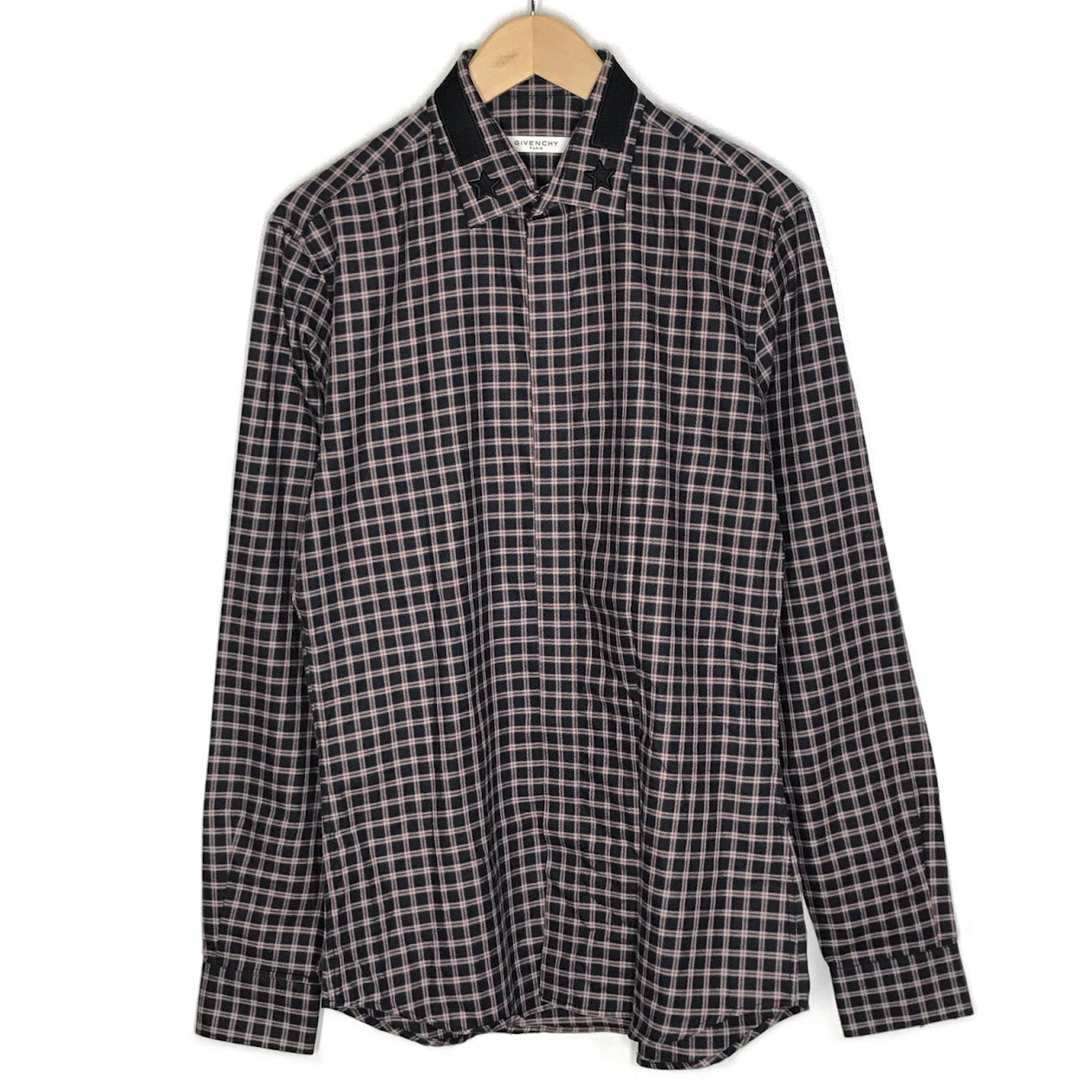 GIVENCHY | ジバンシィ Riccardo Tisci 比翼チェックシャツ 長袖シャツ 15F6001 308【倉吉店】