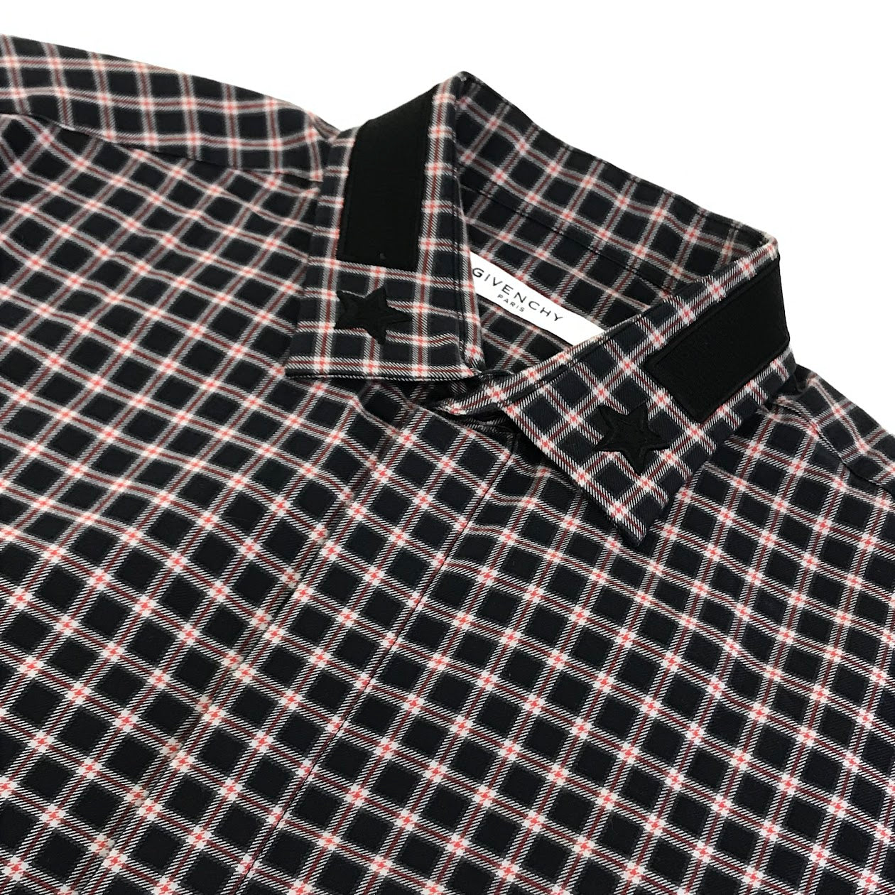 GIVENCHY | ジバンシィ Riccardo Tisci 比翼チェックシャツ 長袖シャツ 15F6001 308【倉吉店】