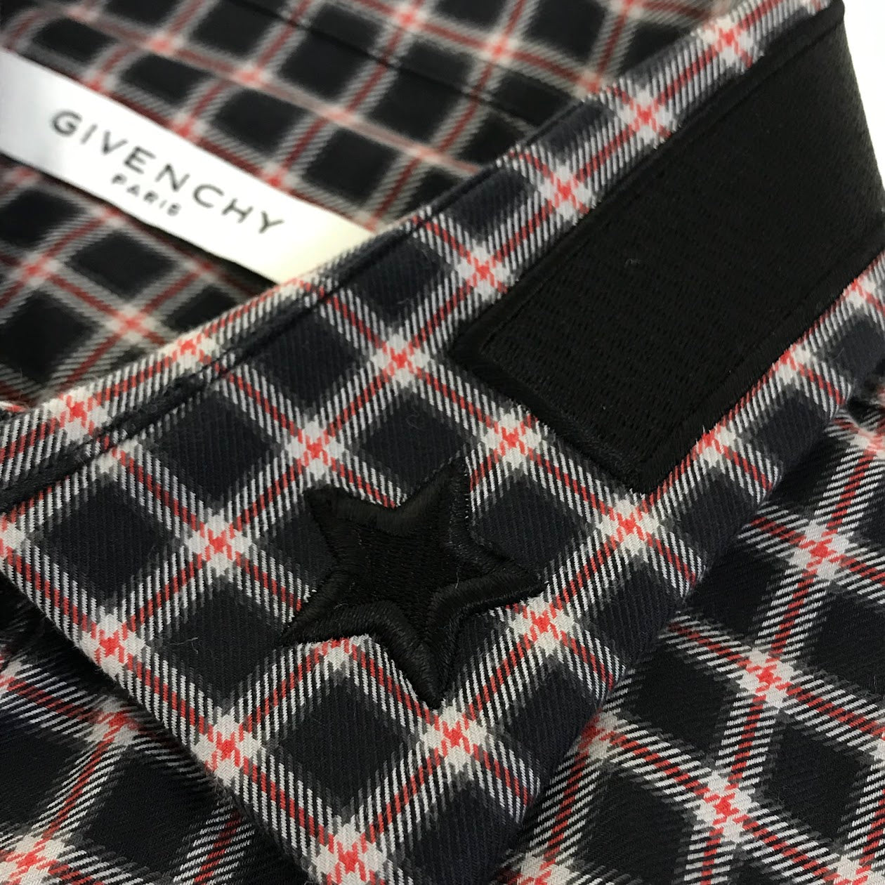 GIVENCHY | ジバンシィ Riccardo Tisci 比翼チェックシャツ 長袖シャツ 15F6001 308【倉吉店】