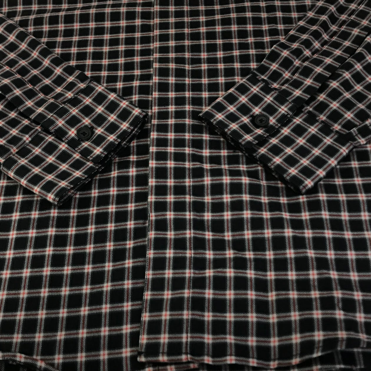 GIVENCHY | ジバンシィ Riccardo Tisci 比翼チェックシャツ 長袖シャツ 15F6001 308【倉吉店】