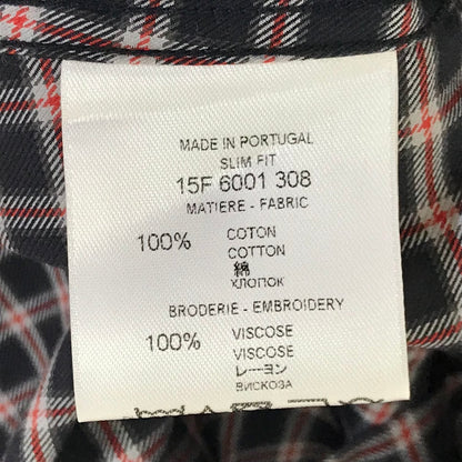 GIVENCHY | ジバンシィ Riccardo Tisci 比翼チェックシャツ 長袖シャツ 15F6001 308【倉吉店】
