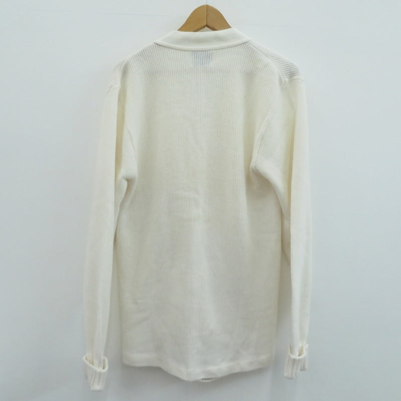 VINTAGE衣料 | ヴィンテージイリョウ ”NIXON COMPANY” Letterd Cardigan カーディガン ホワイト サイズ：40【瀬戸大橋店】