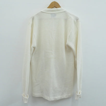 VINTAGE衣料 | ヴィンテージイリョウ ”NIXON COMPANY” Letterd Cardigan カーディガン ホワイト サイズ：40【瀬戸大橋店】