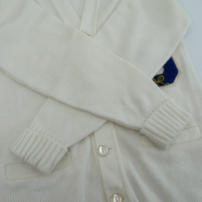VINTAGE衣料 | ヴィンテージイリョウ ”NIXON COMPANY” Letterd Cardigan カーディガン ホワイト サイズ：40【瀬戸大橋店】