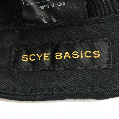 Scye | サイ Cotton Twill Baseball Cap キャップ 3325-41356 ブラック【倉吉店】