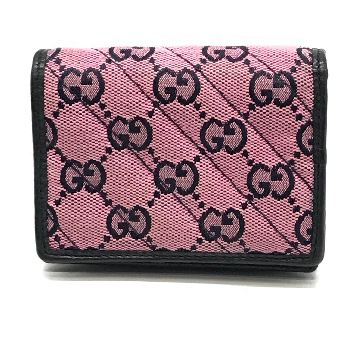 GUCCI | グッチ GGマーモント ダブルG スモールウォレット/マルチカラー 二つ折り財布 466492 ピンク【倉吉店】