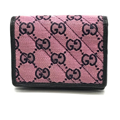 GUCCI | グッチ GGマーモント ダブルG スモールウォレット/マルチカラー 二つ折り財布 466492 ピンク【倉吉店】