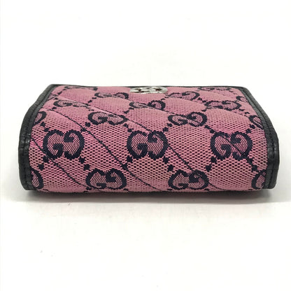 GUCCI | グッチ GGマーモント ダブルG スモールウォレット/マルチカラー 二つ折り財布 466492 ピンク【倉吉店】
