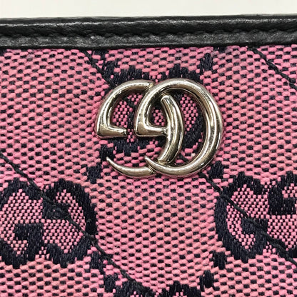 GUCCI | グッチ GGマーモント ダブルG スモールウォレット/マルチカラー 二つ折り財布 466492 ピンク【倉吉店】