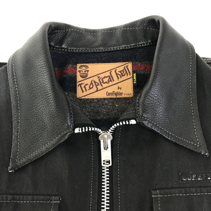 CORE FIGHTER | コアファイター Tropical Hell ブランケットジャケット その他アウター ブラック サイズ：XL【倉吉店】
