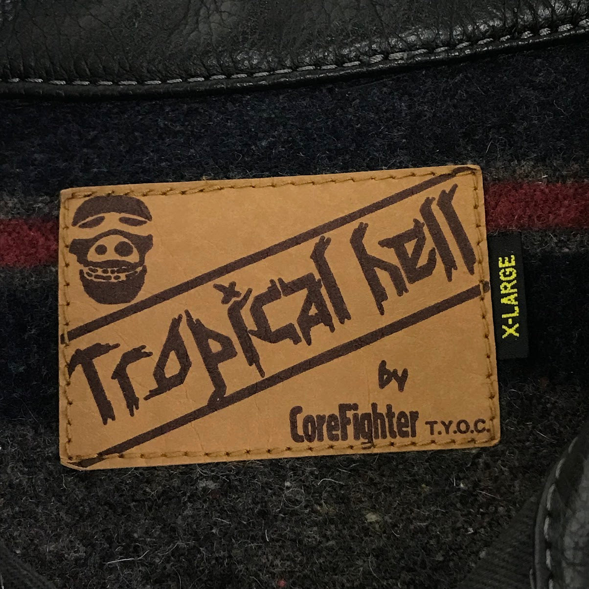 CORE FIGHTER | コアファイター Tropical Hell ブランケットジャケット その他アウター ブラック サイズ：XL【倉吉店】