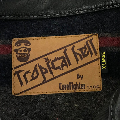 CORE FIGHTER | コアファイター Tropical Hell ブランケットジャケット その他アウター ブラック サイズ：XL【倉吉店】