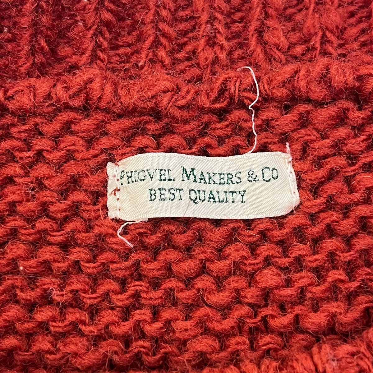 PHIGVEL | フィグベル GOODMAN’S SWEATER ニット PMAQ-KN05 オレンジ サイズ：2【加古川店】