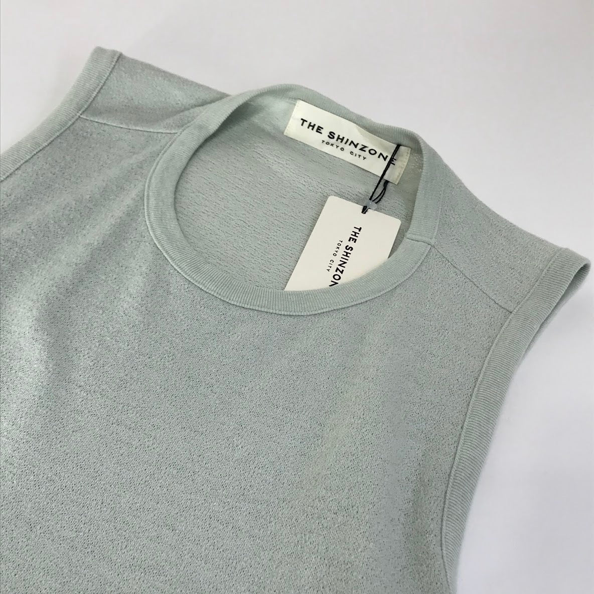 Shinzone | シンゾーン CREPE WEAVE DRESS ノースリーブワンピース ワンピース 20SMSCU57 グリーン サイズ：FreeSize【倉吉店】