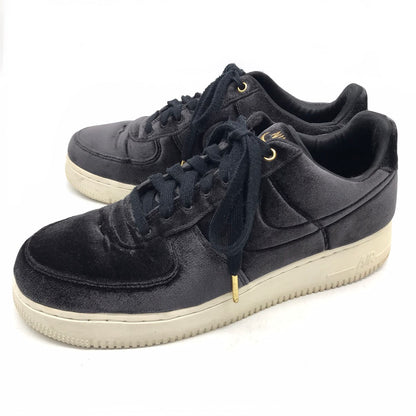 NIKE | ナイキ AIR FORCE 1 '07 PREMIUM 'VELOUR' スニーカー AT4144-001 ブラック 27cm【倉吉店】