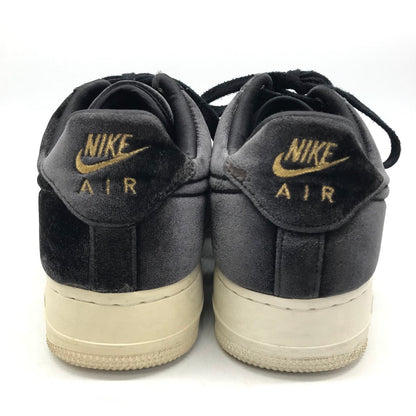 NIKE | ナイキ AIR FORCE 1 '07 PREMIUM 'VELOUR' スニーカー AT4144-001 ブラック 27cm【倉吉店】