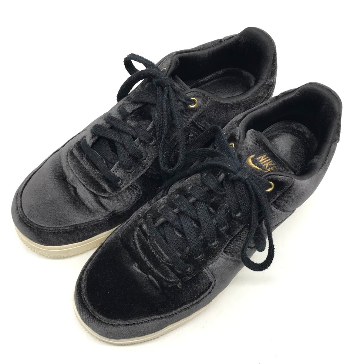 NIKE | ナイキ AIR FORCE 1 '07 PREMIUM 'VELOUR' スニーカー AT4144-001 ブラック 27cm【倉吉店】