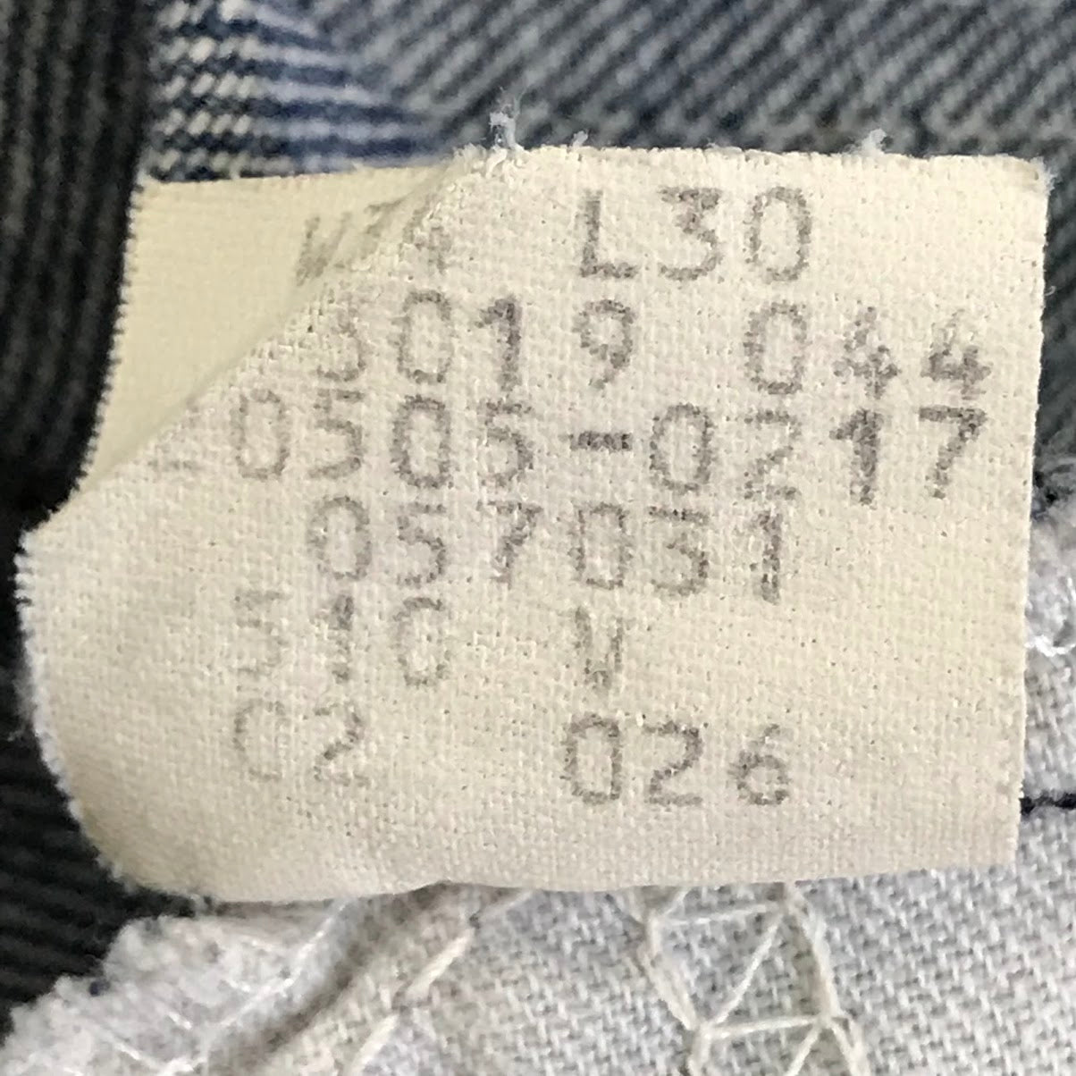 Levi's | リーバイス 42 TALON社製ジッパー ボタン裏510 オレンジタブ デニムパンツ 20505-0217 インディゴ サイズ：34【倉吉店】