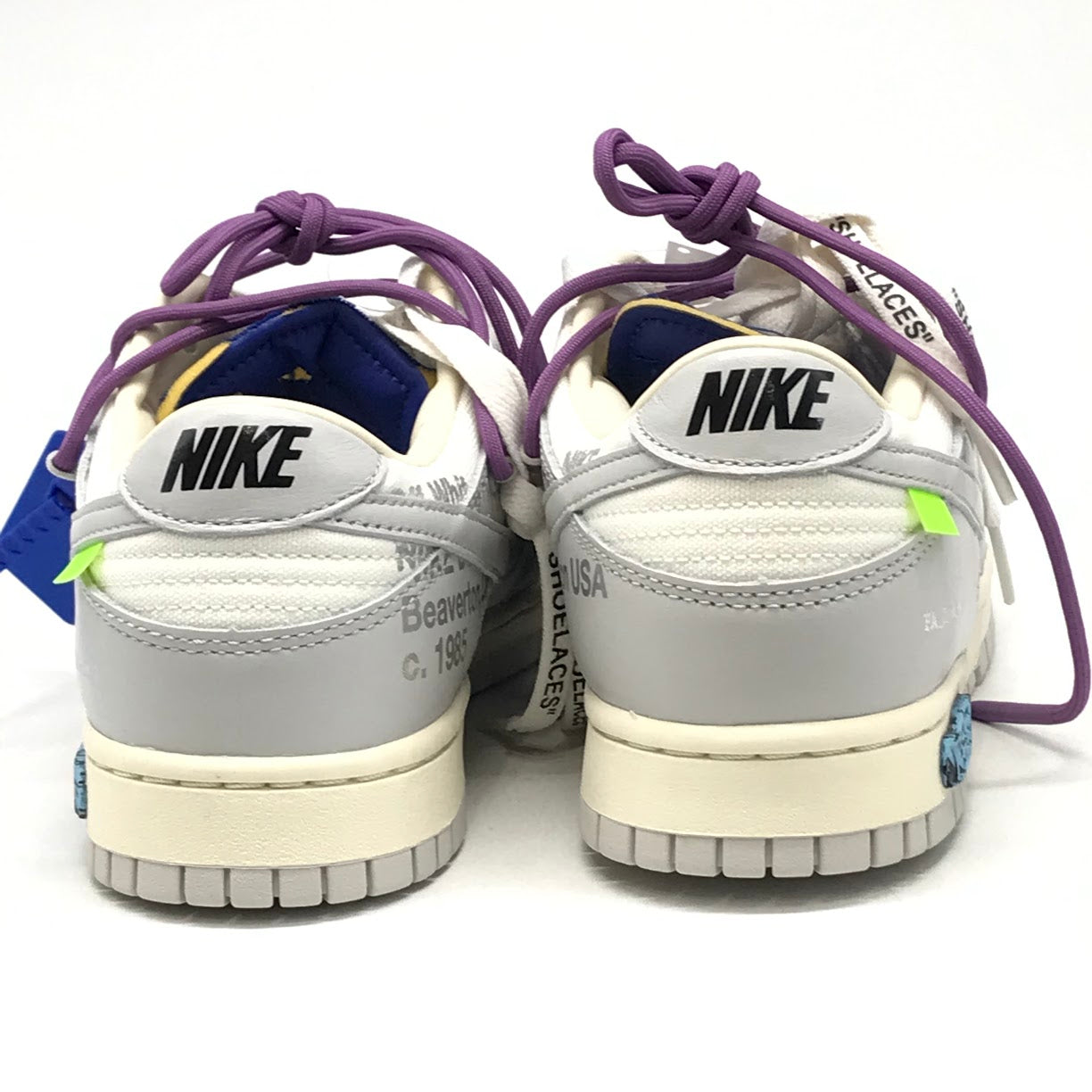 NIKE | ナイキ DUNK LOW 1 OF 50 '48'/OFF-WHITE スニーカー DM1602-107 グレー 27.5cm【倉吉店】