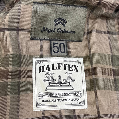 Nigel Cabourn | ナイジェルケーボン HARRY HALFTEX MODIFY COAT ステンカラーコート 8051-00-00002 カーキ サイズ：50【加古川店】