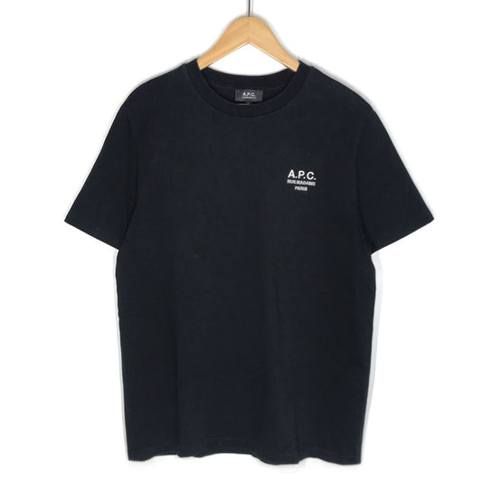 A.P.C | アーペーセー RUE MADAME TEE ワンポイントロゴ 半袖Ｔシャツ 25082-1-97891 ブラック サイズ：M【倉吉店】【代金引換不可・日時指定不可】【ポスト投函】