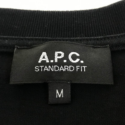 A.P.C | アーペーセー RUE MADAME TEE ワンポイントロゴ 半袖Ｔシャツ 25082-1-97891 ブラック サイズ：M【倉吉店】【代金引換不可・日時指定不可】【ポスト投函】