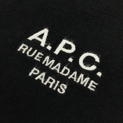 A.P.C | アーペーセー RUE MADAME TEE ワンポイントロゴ 半袖Ｔシャツ 25082-1-97891 ブラック サイズ：M【倉吉店】【代金引換不可・日時指定不可】【ポスト投函】