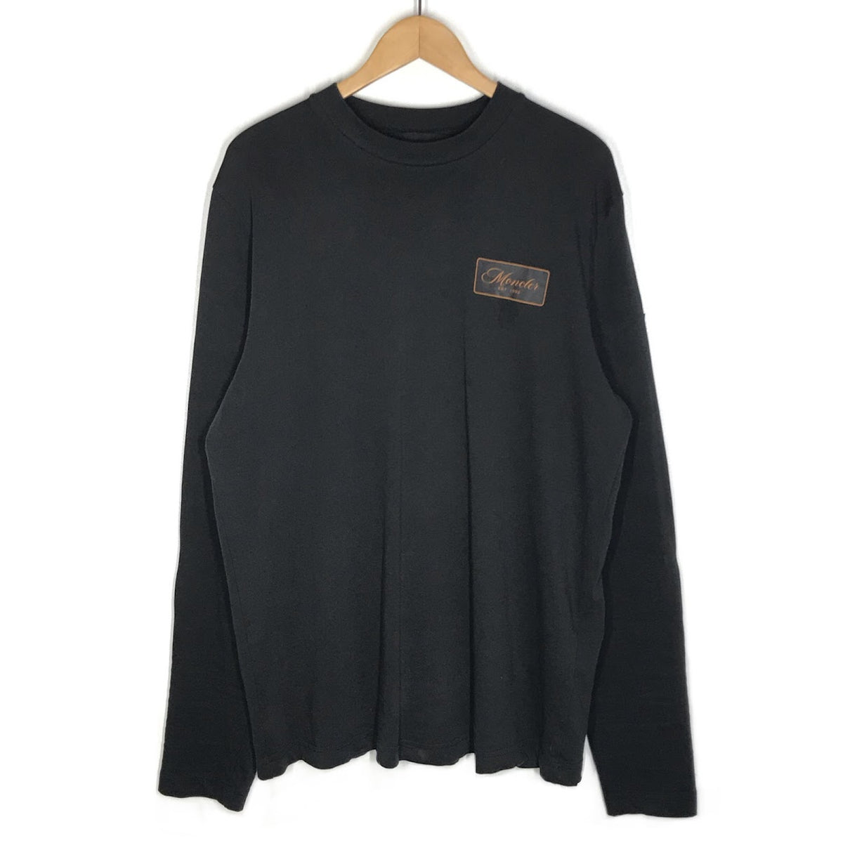MONCLER | モンクレール 25AW LS T-SHIRT 長袖Ｔシャツ K20918D00010 89AZ9 ブラック サイズ：L【倉吉店】