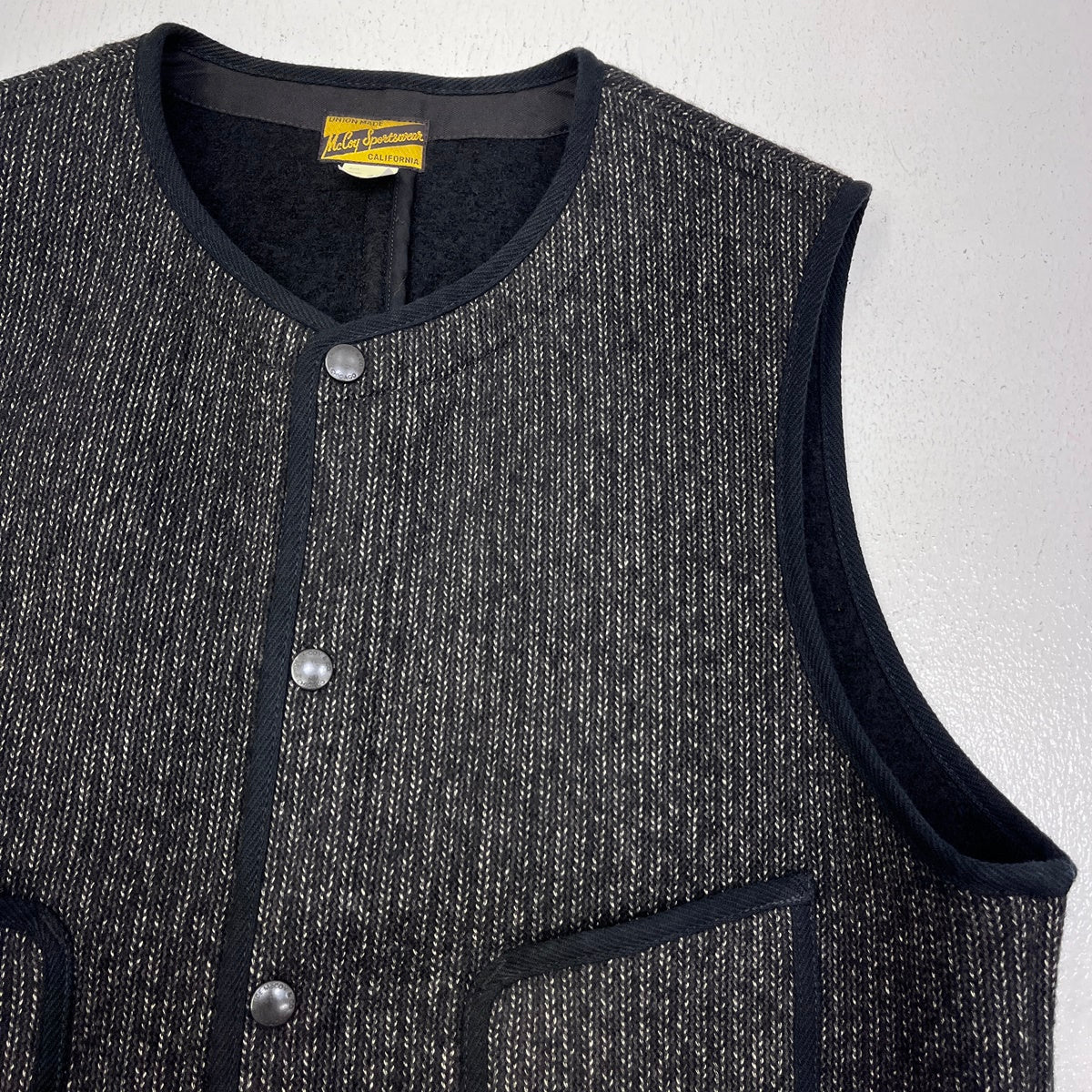 The REAL McCOY'S | ザリアルマッコイズ BEACH CROSS VEST ベスト ブラック サイズ：42【加古川店】