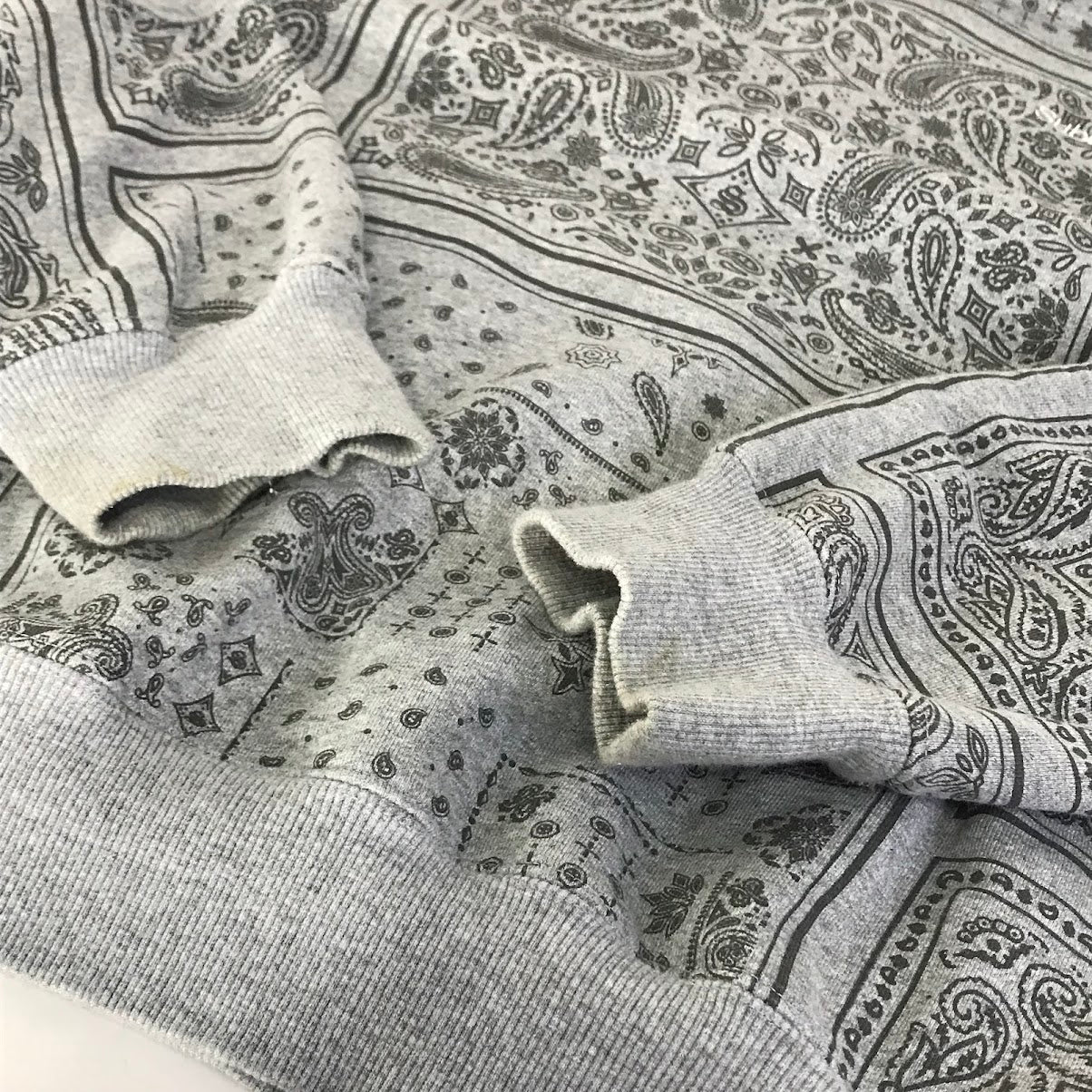 Subciety | サブサエティ PAISLEY PARKA ペイズリー柄 プルオーバーパーカー パーカー 109-31741 グレー サイズ：L【倉吉店】