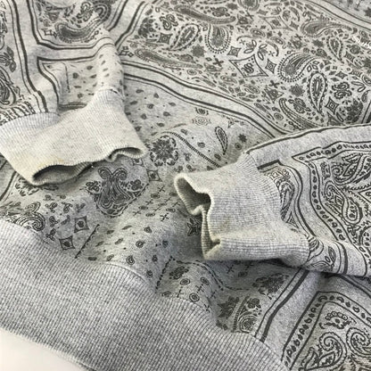 Subciety | サブサエティ PAISLEY PARKA ペイズリー柄 プルオーバーパーカー パーカー 109-31741 グレー サイズ：L【倉吉店】