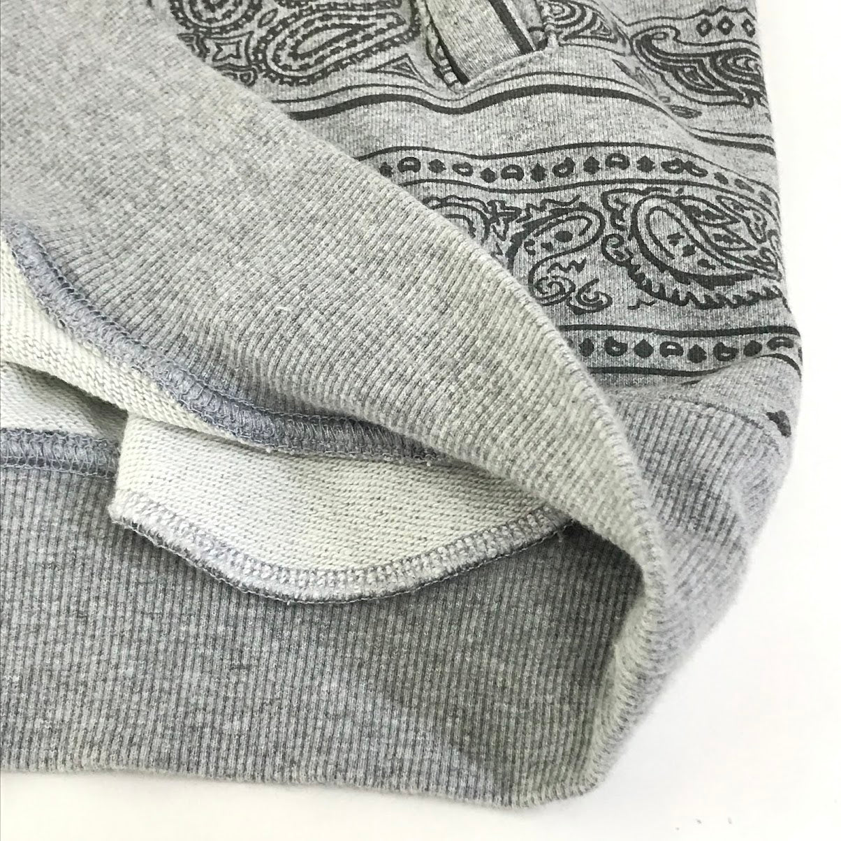 Subciety | サブサエティ PAISLEY PARKA ペイズリー柄 プルオーバーパーカー パーカー 109-31741 グレー サイズ：L【倉吉店】