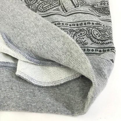Subciety | サブサエティ PAISLEY PARKA ペイズリー柄 プルオーバーパーカー パーカー 109-31741 グレー サイズ：L【倉吉店】