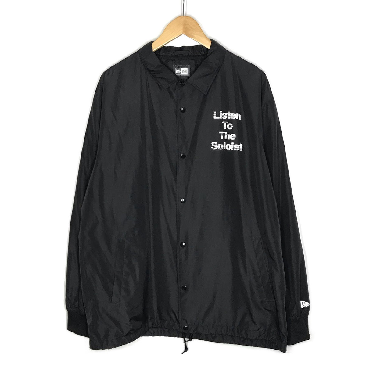 TAKAHIRO MIYASHITA TheSoloist. | タカヒロミヤシタソザソロイスト × NEW ERA(ニューエラ) COACH JACKET コーチジャケット ナイロンジャケット ブラック サイズ：XL【倉吉店】