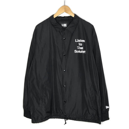 TAKAHIRO MIYASHITA TheSoloist. | タカヒロミヤシタソザソロイスト × NEW ERA(ニューエラ) COACH JACKET コーチジャケット ナイロンジャケット ブラック サイズ：XL【倉吉店】
