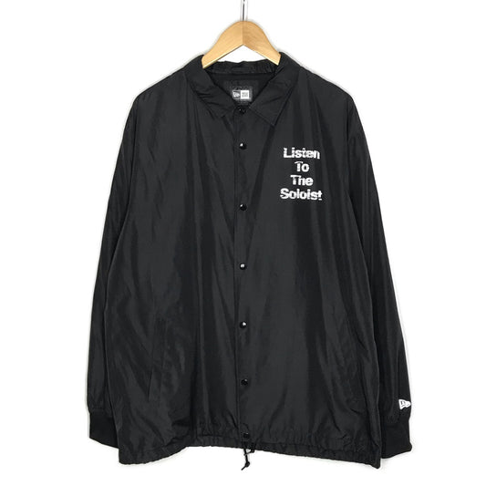 TAKAHIRO MIYASHITA TheSoloist. | タカヒロミヤシタソザソロイスト × NEW ERA(ニューエラ) COACH JACKET コーチジャケット ナイロンジャケット ブラック サイズ：XL【倉吉店】