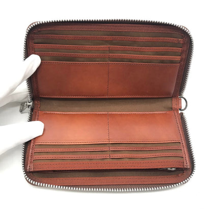 PORTER | ポーター SLAB(スラブ) WALLET ラウンドファスナー長財布 長財布 113-03423 ブラウン【倉吉店】