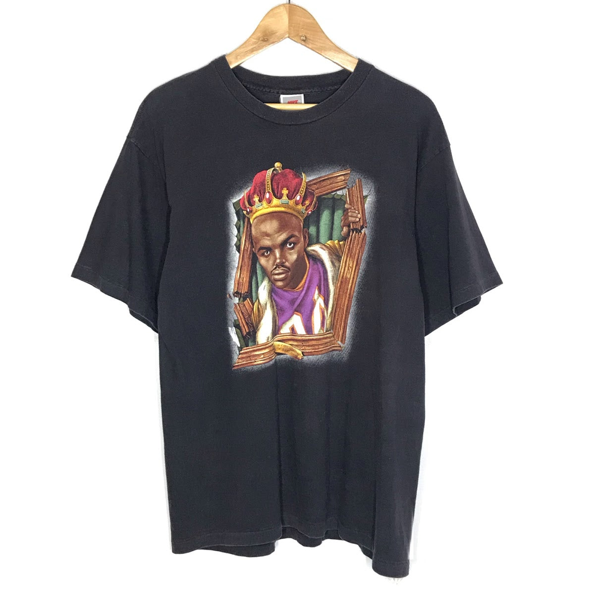 NIKE | ナイキ 90s USA製 チャールズ・バークレー 半袖Ｔシャツ ブラック サイズ：M【倉吉店】